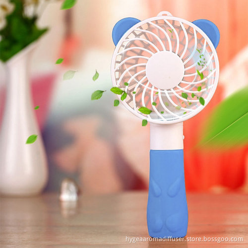 Handheld Portable USB Cute bear Fan for Home